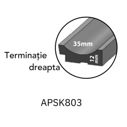 Terminatie APSK803 - R riflaj dreapta 35x2800x12mm