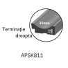 Terminatie APSK811 - R riflaj dreapta 35x2800x12mm