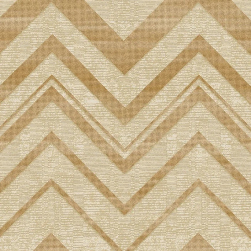 Tapet Vinil model Geometric, crem-auriu,