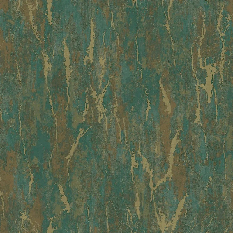 Tapet Abstract, verde-regal.