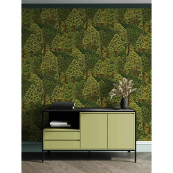Tapet Vinil Superlavabil, model Forest, Verde Natural , rola