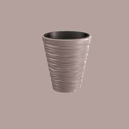 Ghiveci decorativ de flori, rotund, Sandy 18/37 L, 39x43.6 cm