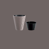Ghiveci Decorativ de Flori Rotund Sandy 18-37L 39x43.6cm Cafeniu