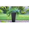 Ghiveci matuba slim, rotund, inalt, 55CM antracit