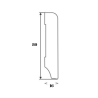 Plintă MDF Frasin Deschis Ambition 80 mm